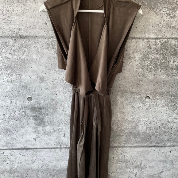 Rudsak  Long Cardigan vest Belt Sleeveless Sz Small❤️ - Picture 2 of 6